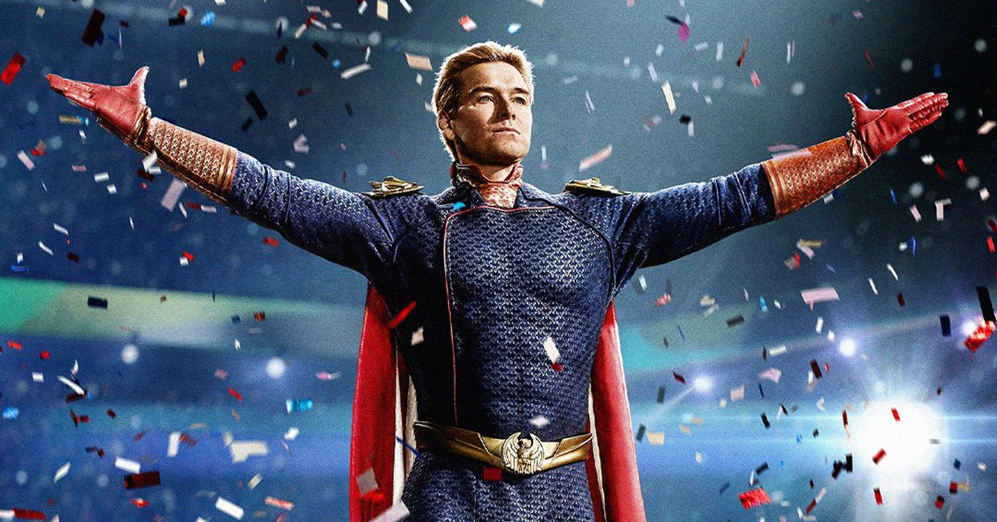 Хоумлендер на постері 4 сезону The Boys