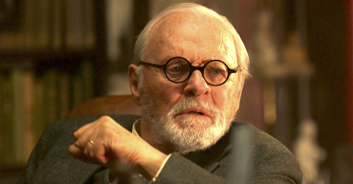 Ентоні Гопкінс у фільмі «Останній сеанс Фройда»