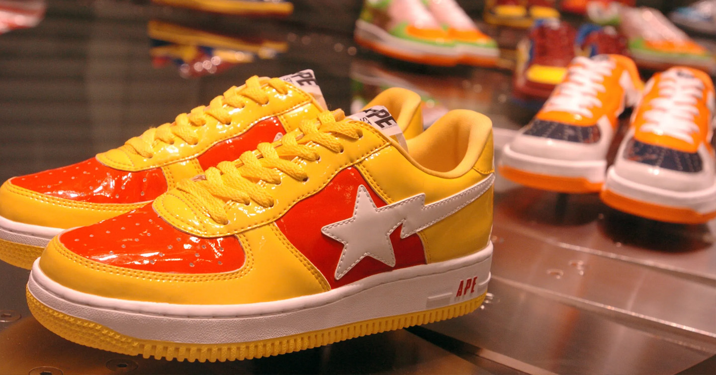 Кросіівки BAPE Bape Sta, схожі на Nike Air Force 1