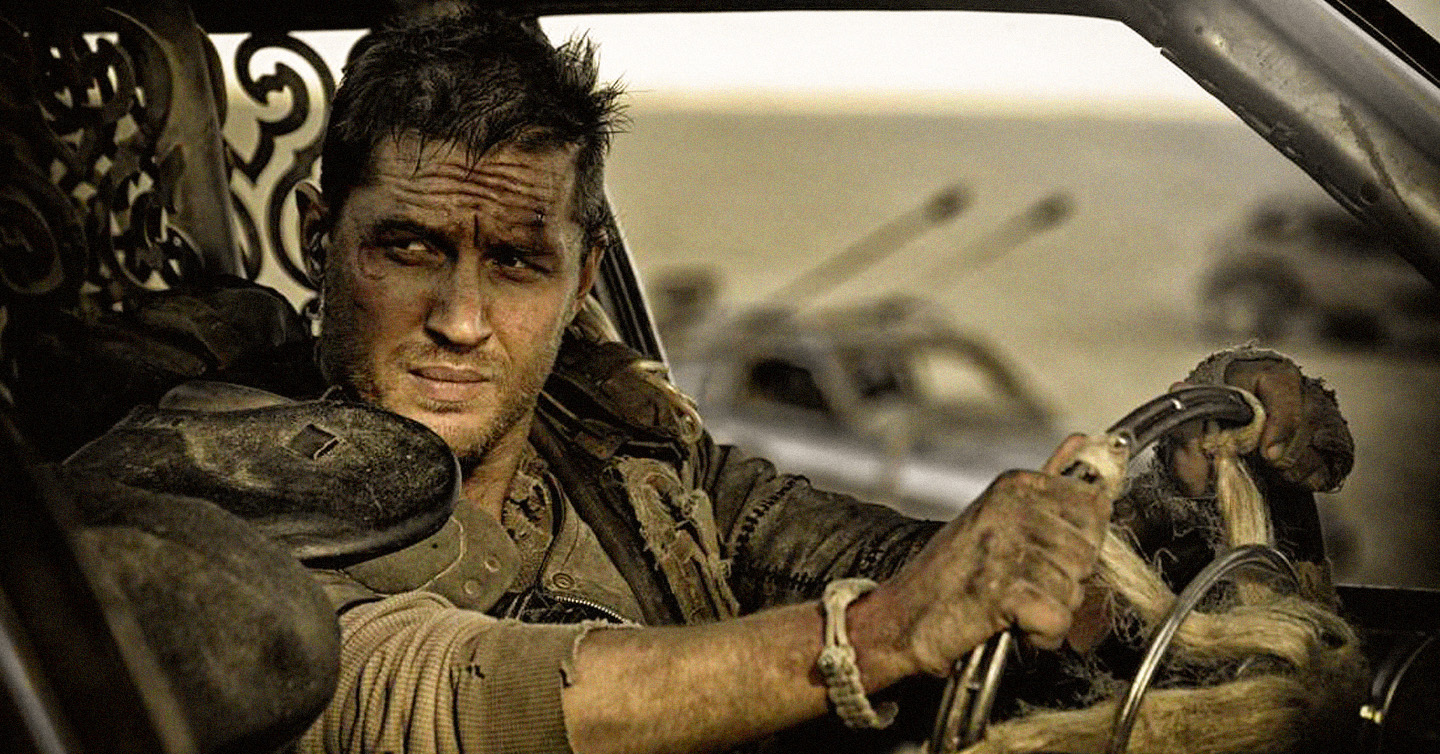 Том Харді у фільмі «Шалений Макс: Дорога гніву»