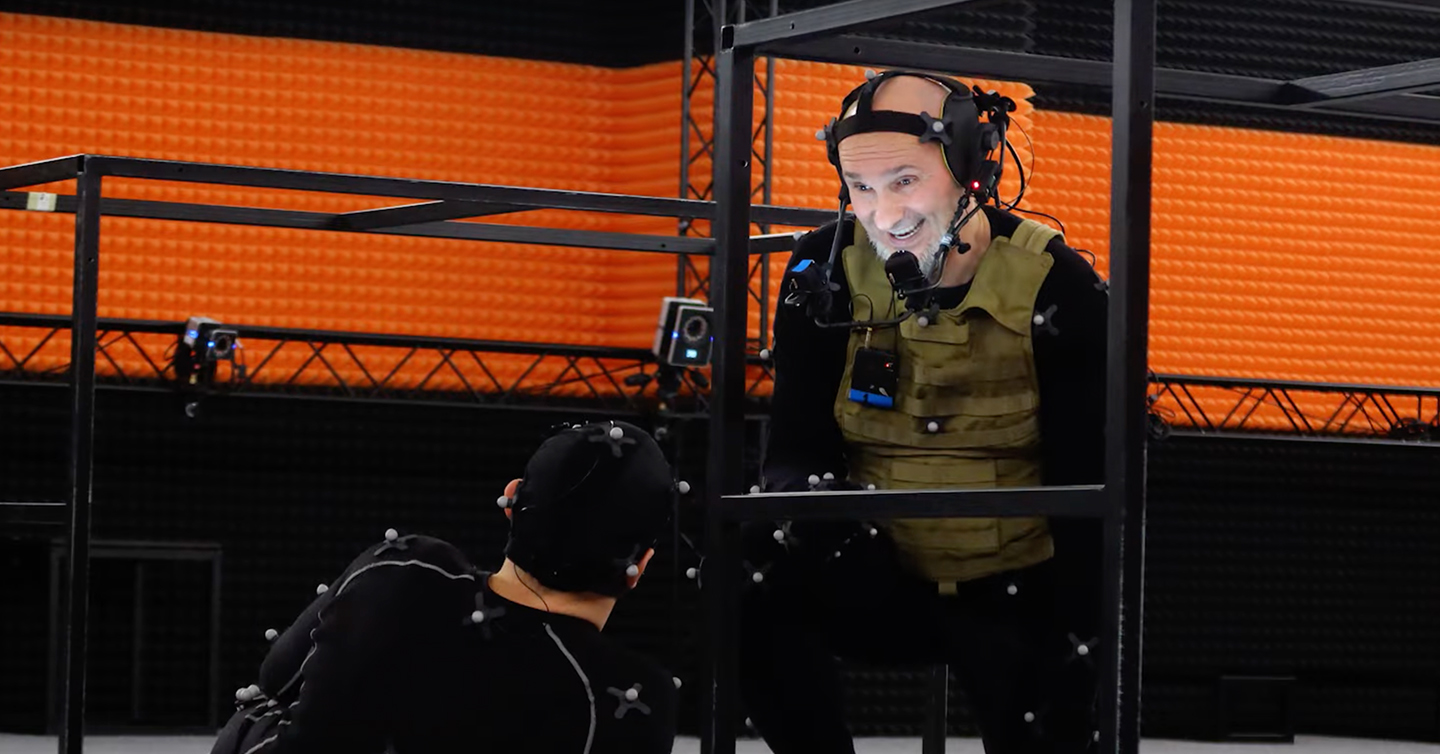 Олександр Лаптій на зніманнях для гри «S.T.A.L.K.E.R. 2: Серце Чорнобиля»