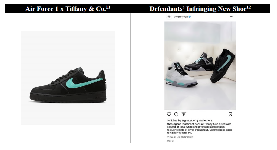 Копія Nike та TIffany від The Shoe Surgeon