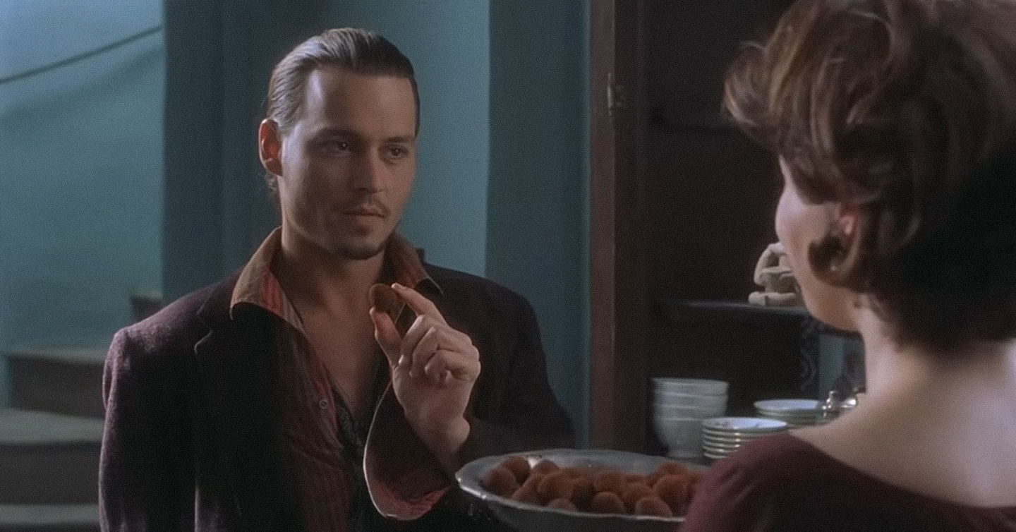 Джонні Депп у фільмі Шоколад