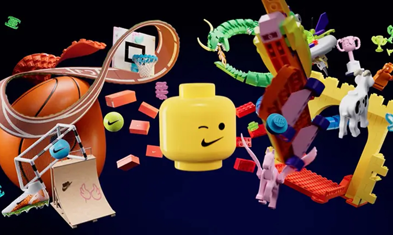 Анонс партнерства LEGO та Nike