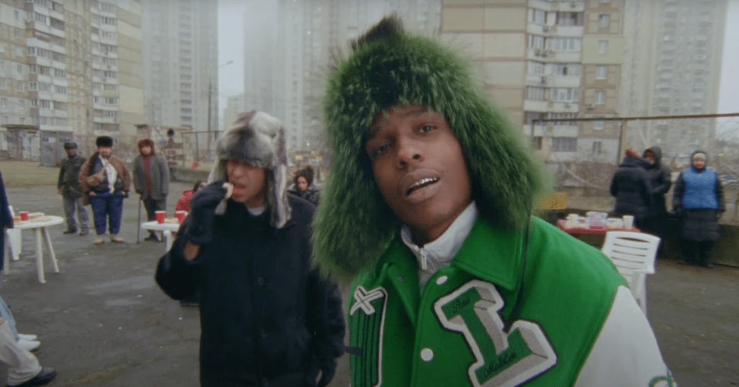 Кадр з кліпу A$AP Rocky Tailor Swif