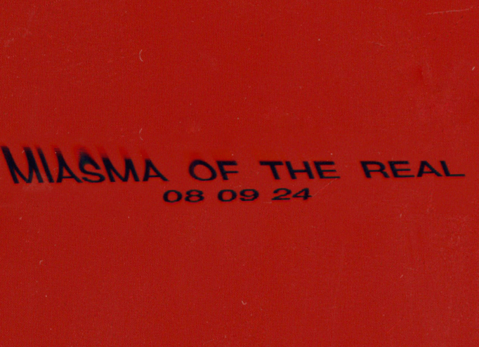 Афіша нового концерту з серії Miasma of the Real
