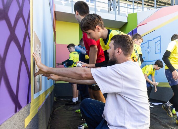 Відбудова Гостомельського центрального стадіону