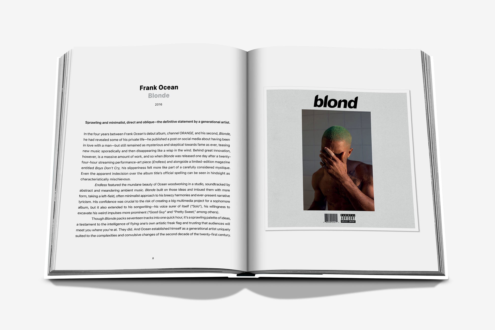 Blond Френка Оушена у книжці Apple Music