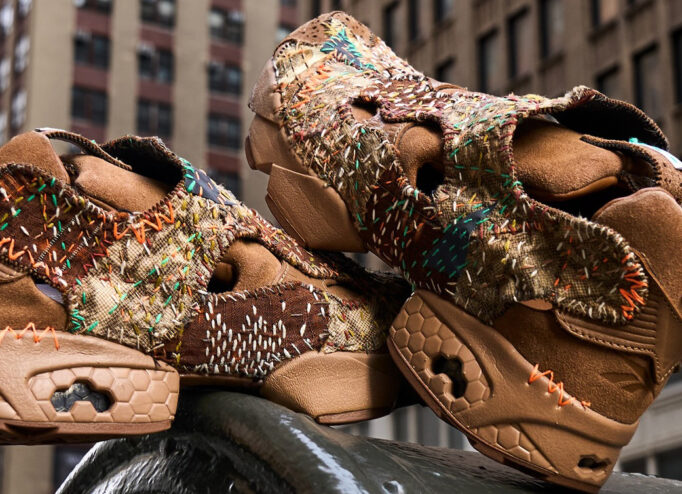 Reebok instapump з вишивкою сашико