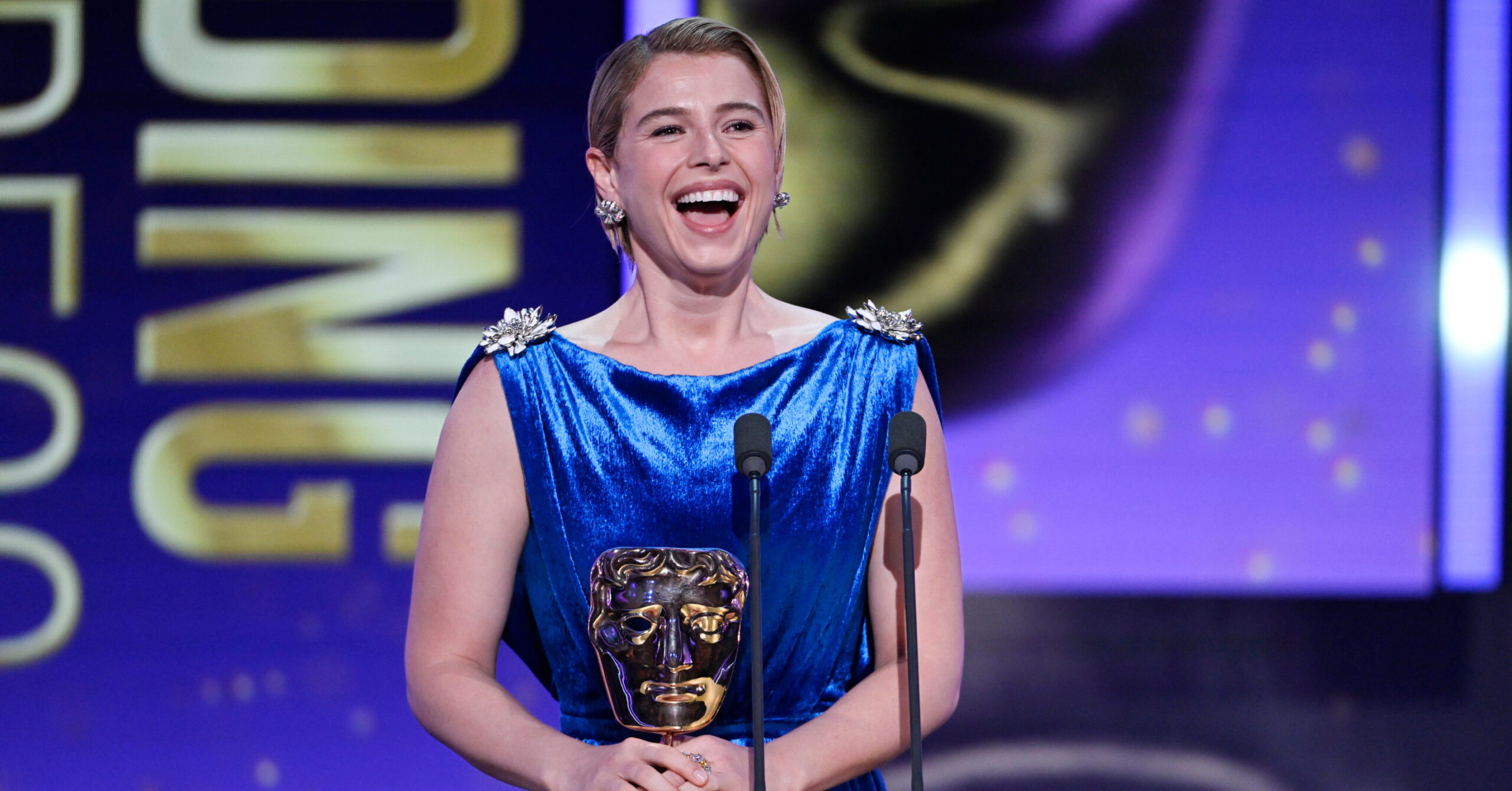 Акторка Джессі Баклі отримує нагороду BAFTA