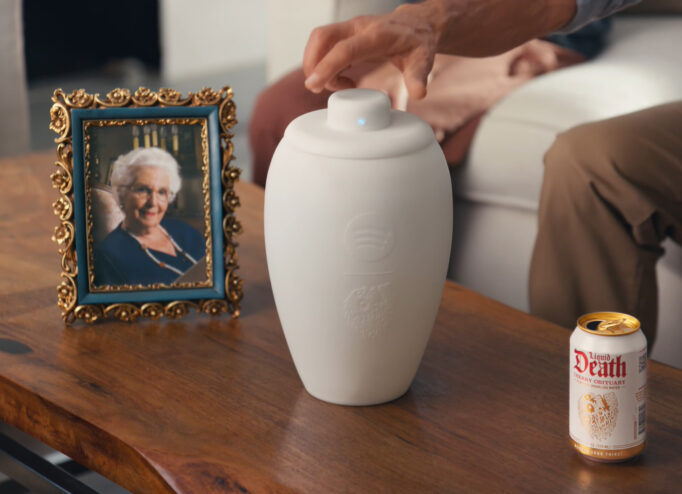 Урна з Bluetooth-колонкою від Spotfiy