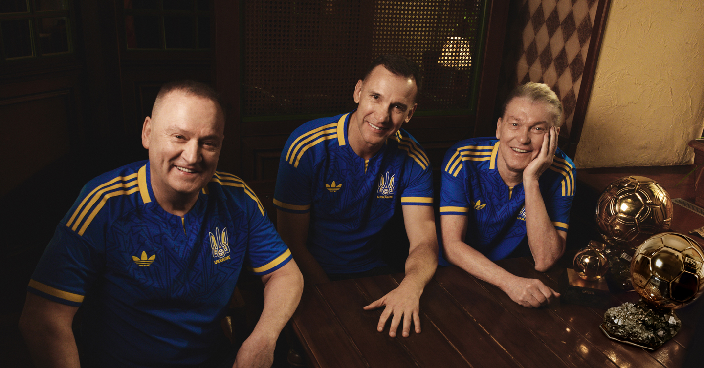 Блохін, Бєланов та Шевченко у кампанії adidas