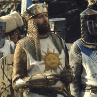 Кадр з фільму «Монті Пайтон та Священний Ґрааль»