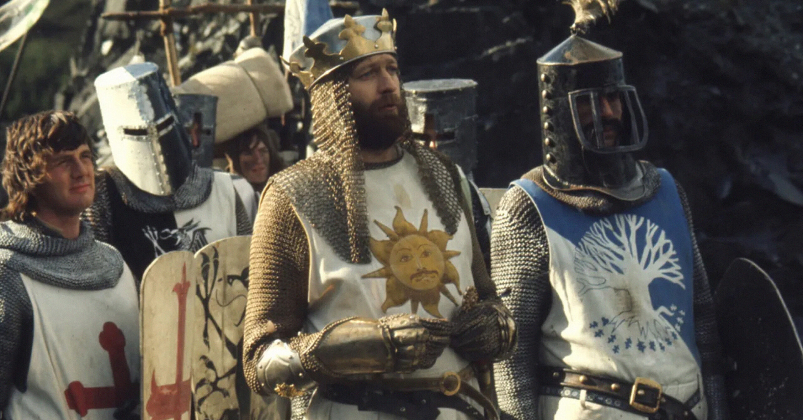 Кадр з фільму «Монті Пайтон та Священний Ґрааль»