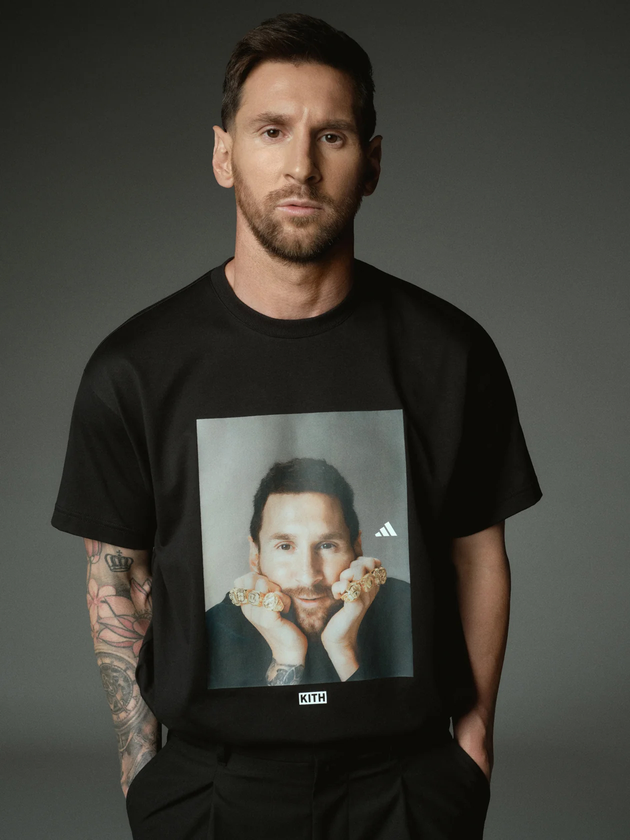 Kith Мессі Adidas