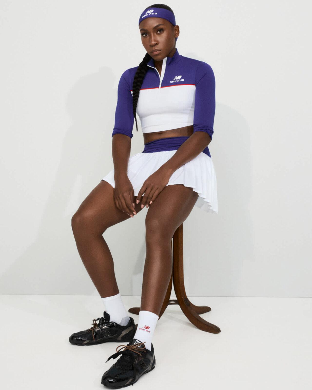 Коко Гофф New Balance Miu Miu