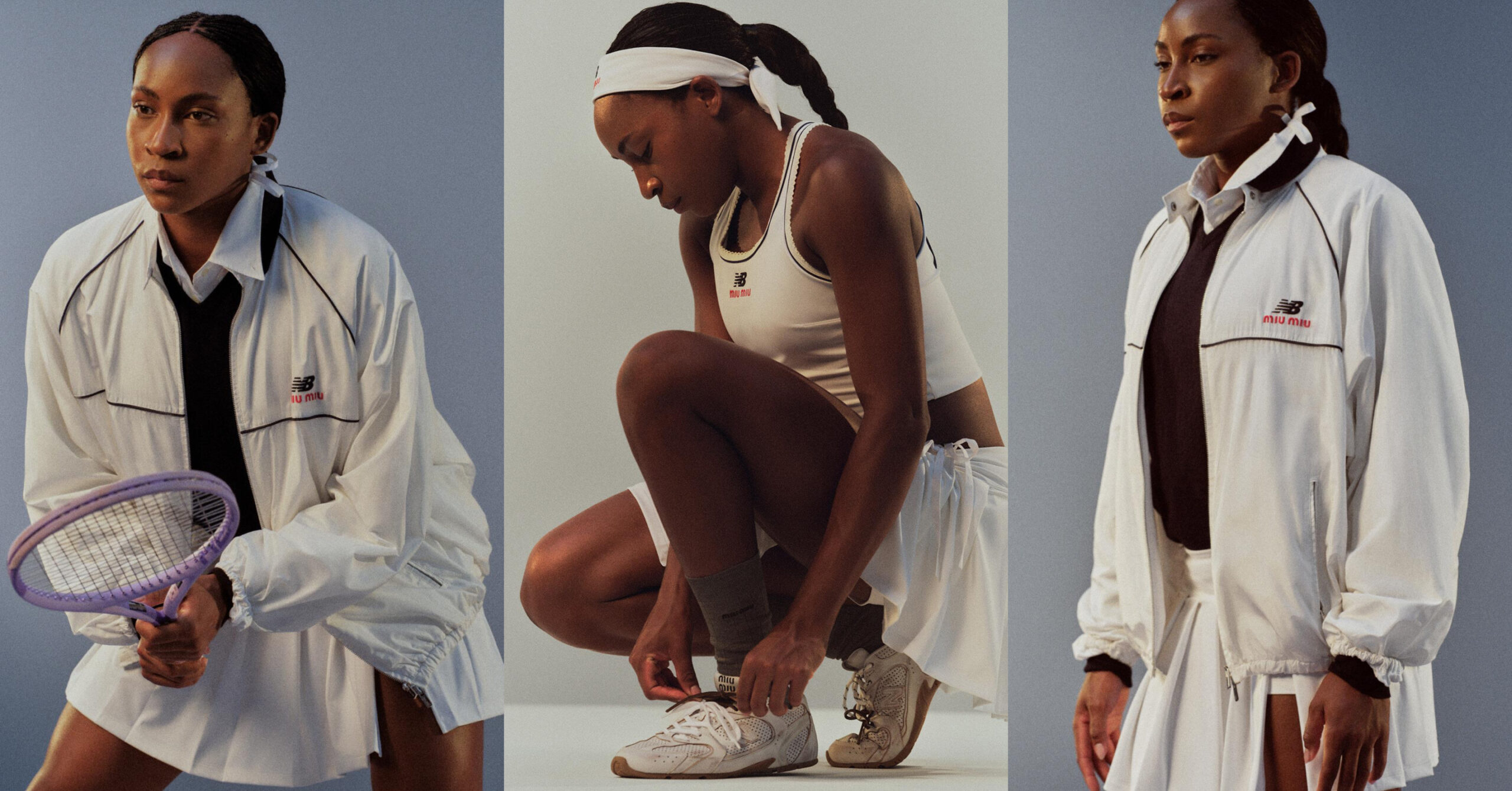 Коко Гофф New Balance Miu Miu
